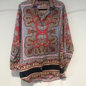 Zara printed shirt